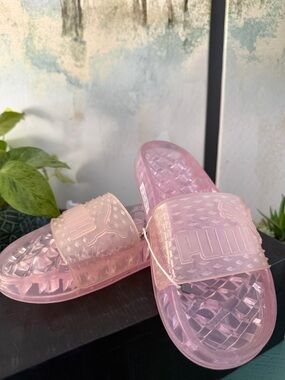 Puma Women’s Translucent Pink Slide Sandals